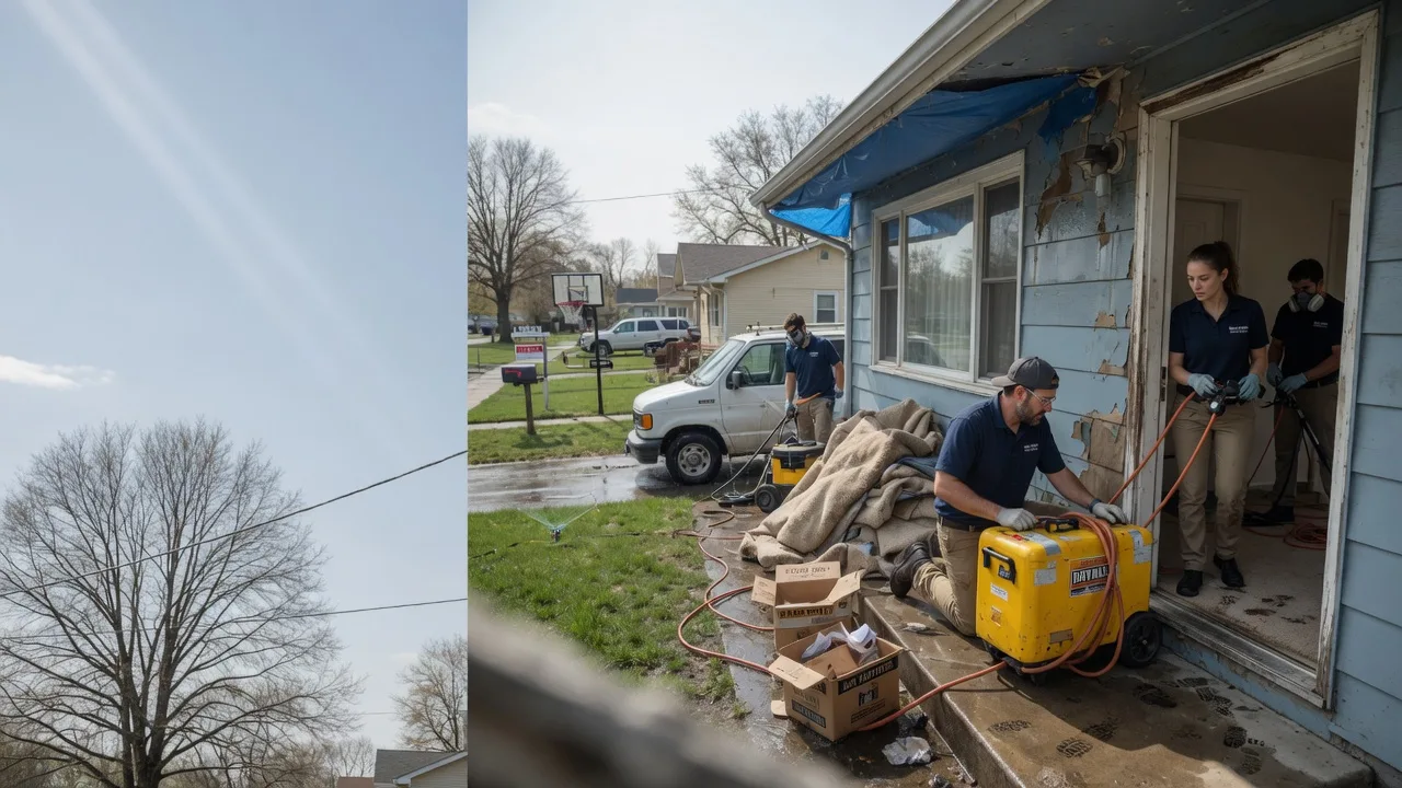 Basement Flood Cleanup in White House, TN near me